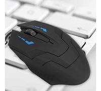 Kelawoly Souris USB Filaire pour Jeu, 2400 DPI 3 Boutons pour Ordinateur