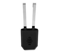Kelawoly Support de Tablette de Nettoyage de Réservoir de Toilettes en ABS et Acier Inoxydable, Support de Nettoyeur de Réservoir de Toilettes pour la Maison (Black)