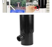 Kelawoly Système de Collecte d'eau de Pluie Kit de Déviateur de Baril de Pluie L'Inverseur de Bec de Descente Détourne Efficacement l'eau de vers Une Zone Désignée Inverseur de Bec (Black)