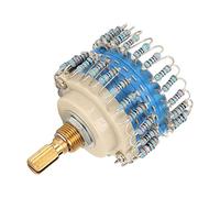 Kelawoly Two Channel 24 Gear Volume Potentiometer, 20K (Poignée