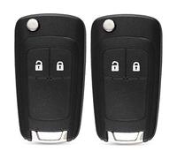 Kelay 2 Boutons Voiture clé fob Cas remplacements de Commande à distance Compatible pour Opel Vauxhall Chevrolet Buick Astra Insigne vectra Insigne vectra zafira meriva Mokka (2 pcs)