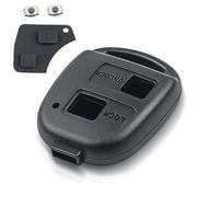 Kelay Clé de Voiture pour Toyota Yaris RAV4 Corolla Avensis Celica Camry Echo Prado TéLéCommande, Facile à Installer Coque Clé Toyota Yaris, Boitier Clef Toyota Rav4 - 2 Boutons