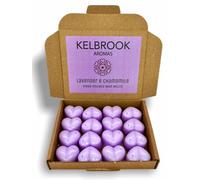 Kelbrook Aromas, 16 bougies en cire de soja coulées à la main, hautement parfumées, végétaliennes, sans plastique ni colorant, adaptées pour les chauffe-cierges électriques de 40 W et les brûleurs à