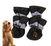 Kelburn Chaussures pour Petits Chiens - 4 Chaussures antidérapantes pour Animaux de Compagnie | Bottes et protège-Pattes pour Chien, protège-Patte de Chien imperméable avec Cordon de Serrage réglable