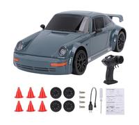 KELFEEAO 4WD RC Drift Car, 2.4G Remote Control Dual Tires Racing Toy for Indoor Play Outdoor Fun Hobbyists Beginners (Gray)