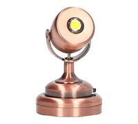 KELFEEAO Dollhouse Light, 1:12 Small Bright Mini LED Lamp Adjustable Head Switch Tiny Scale Dollhouse Lights for Room Dolls House Decoration (Bronze)