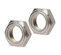 KELFEEAO Écrou de Blocage Hexagonal 2 pièces, écrou d'hélice Marine en Acier Inoxydable écrou de Blocage de 22 mm 90185-22043 pour Le gréement de Moteur de Moteur Hors-Bord
