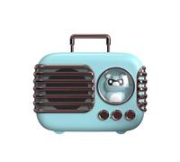 KELFEEAO Haut-Parleur Bluetooth, Mini Haut-Parleur de Lecture de Cartes de Style rétro, Bagage Portable, créatif, Vintage, Joli Haut-Parleur sans Fil pour Une Utilisation intérieur (Verte)