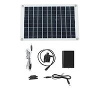 KELFEEAO Kit de Pompe de Fontaine Solaire, Pompe à Eau à Panneau de Silicium monocristallin 20 W, taux de Conversion élevé, Pompes de Fontaine à Eau à énergie Solaire pour Petit étang