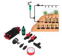KELFEEAO Kit de système d'irrigation Goutte à Goutte, système d'irrigation de Jardin avec Tuyau de Distribution 8 12 4 7, système d'arrosage par brumisation de Jardin pour Serre, Cour,