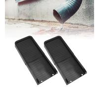 KELFEEAO Lot de 2 Blocs Anti-éclaboussures, Extension de gouttière en PP, résistante aux intempéries, Extensions de gouttière pour protéger la Maison pour l'extérieur, Vert (Noire)