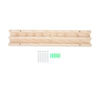 KELFEEAO Planche d'escalade en Bois, Planche d'escalade pour la Force des Doigts avec Kit de Montage Pratique de Suspension pour Le Bouldering