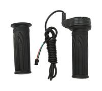 KELFEEAO Poignée D'accélérateur De Vélo électronique, Poignée De Vélo électrique Poignée De Vélo D'accélérateur Universelle à Torsion Complète pour Scooters à Guidon De 22 Mm Noir