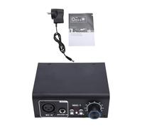 KELFEEAO Préampli Micro 1 Canal, amplificateur de Microphone Silencieux Cloud Lifter Boost pour Studios à Domicile, Enregistrement Professionnel, Microphones à condensateur dynamiques