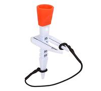 KELFEEAO Tee de Golf, Tee de Golf à Hauteur réglable 35 55 mm avec Lignes de visée Balle de Golf en Plastique Silicone Fourche Verte Outil de relèvement Tees d'entraînement à Doubl (Orange)