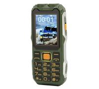 KELFEEAO Téléphone Portable 2G, écran HD 2,4 Pouces, téléphone Portable débloqué, Batterie Rechargeable 16800 mAh, téléphone Portable SIM avec Grande Lampe de Poche pour Personnes âgées (Green)