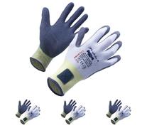 KELI - 3 Paires de Gants de Protection Smartfit - Brevet Nolost - Manutention & Tous Travaux Bâtiment - Multifonction - Enduction Polyuréthane - T10