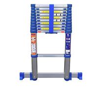 KELI - Echelle Télescopique 3,2m en Aluminium, Echelle Pliante Extensible Escamotable, Qualité Professionnelle, Certifiée à 150kg EN131 CE (320 CM)