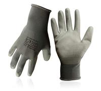 KELI FRANCE - K•Protect - Lots de 5 Paires de Gants de Protection polyuréthane PU à Usages Multiples, Gant de Protection avec Préhension et Confort Supérieurs, Gris,Taille 10 (130, T10)