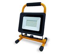 KELI - Projecteur LED 50W, 6500K Spot Led Extérieur 64 LED Projecteur de chantier Exterieur Led IP65 Etanche 4500LM, Verre trempé, Éclairage d'extérieur pour Jardin, Patio, Garage, Terrasse