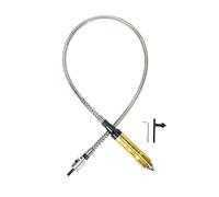 KELING Outil de meuleuse rotative avec arbre flexible + pièce à main de 0,3 à 6,5 mm pour perceuse