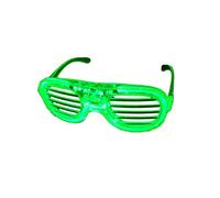 Kelisdi Accessoire vert pour fête de la Saint-Patrick avec bandeau poilu, lunettes LED, facile à assortir avec les adultes, les hommes, les femmes, les accessoires de costume pour la fête de patrick