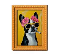 Kelisdi Aimants en bois fabriqués à la main en forme de chats sur le thème rétro pour réfrigérateur et espaces de travail