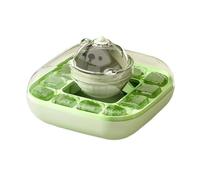 Kelisdi Bac à glaçons à usage domestique - Moule à congélation rapide avec couvercle - Efficace pour la fabrication de boissons, cafés, cocktails