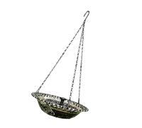 Kelisdi Baignoire solaire à suspendre pour oiseaux avec fontaine à pompage extérieur pour jardin et colibri - Plateau d'alimentation pour oiseaux - Fontaine à eau - Bassine à oiseaux étanche