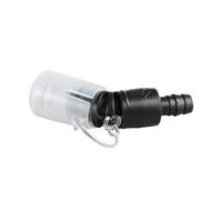 Kelisdi Bec d'eau coudé en silicone à 135 degrés - Poignée facile à tirer - Bec d'hydratation de rechange - Texture en silicone pour sac à eau - Porte à mâcher avec bouton de traction