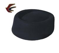 Kelisdi Bérets multi-usage sur le thème de l'hôtesse de l'air avec badge pour jeu de rôle et tenue quotidienne avec badge