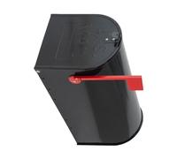 Kelisdi Boîte aux lettres en acier conçue pour une utilisation prolongée en extérieur avec fonction et drapeau d'alerte de boîte aux lettres résidentielle
