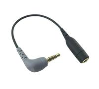 Kelisdi Câble adaptateur 3,5 mm vers TRRS - Conversion du son clair - Connexion de microphones à divers appareils multimédias - Accessoire de microphone