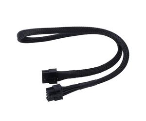 Kelisdi Câble modulaire 8 broches vers (6 + 2) pour GPU RM650X RM750X RM850X RM1000X PCIe 6+2 broches vers CPU 18 AWG GPU Power mâle vers mâle