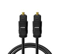 Kelisdi Câble optique numérique Toslink adaptateur fil ligne SPDIF câble avec connecteurs métalliques cordon adaptateur ligne
