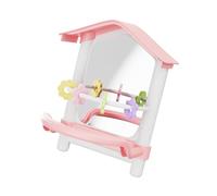 Kelisdi Cage à oiseaux en verre en polystyrène à mâcher Aide odontologique Structure de montage sûre Calopsitte Cage en verre Deck