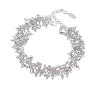 Kelisdi Chaîne à breloques tendance en acier inoxydable robuste unisexe pour occasions spéciales pour femme Accessoires tendance et simples, One Size, Comme décrit