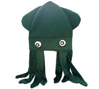 Kelisdi Chapeau de calamar multifonction pour adultes et enfants - Chapeau amusant avec tissu doux - Accessoires de costume - Chapeau de festival