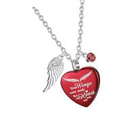 Kelisdi Collier avec pendentif commémoratif pour animal de compagnie pour perte disparue, souvenir de crémation bijoux pour soutien émotionnel élégant