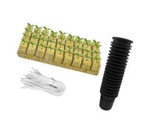 Kelisdi Dalles de culture hydroponique en laine de roche pour intérieur et extérieur - Kit de démarrage hydroponique - Culture d'eau - Fournitures de jardinage d'intérieur - Identités - Ensemble
