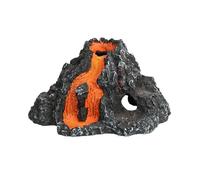 Kelisdi Décoration volcanique pour aquarium pour un environnement sous-marin unique et naturel Accessoires d'oxygénation paysage sous-marin