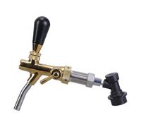 Kelisdi Distributeur de bière en laiton texturé pour bière - Accessoire pour vin