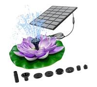 Kelisdi Écran solaire pour petits bassins avec hauteur de saupoudrage de 100 cm et fonctionnement silencieux en dessous de 45 dB fontaine solaire pour terrasse