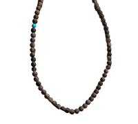 Kelisdi Élégant bracelet de perles en bois avec fleur en bois - Idéal pour les femmes avec des styles nationaux - Charme antique en bois, One Size, Comme décrit