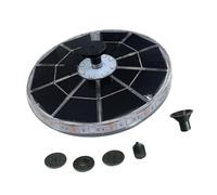 Kelisdi Fontaine à eau à énergie solaire pour oiseaux avec construction et flux d'eau continus pour terrasses, décorations de fontaines solaires, pompes, petit bassin pour oiseaux