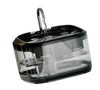 Kelisdi Fontaine à eau silencieuse en acier inoxydable pour chats et petites races 4,5 l