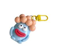 Kelisdi Joli porte-lèvres en forme de saucisse - Décoration de sac étrange - Cadeau amusant en résine - Accessoire fantaisie robuste à grande ouverture - Porte-clés unique pour femme - Porte-clés