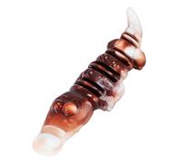 Kelisdi Jouet de dentition pour chien avec stries de nettoyage dentaire Encourage l'enjeu à mordre les gencives Jouet de soins dentaires pour les grandes races