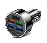 Kelisdi Lecture numérique intelligente 6 en 1 pour une puissance efficace DC5 V-3,1 A 9 V/12 V-1,8 A PD5 V-3,1 A sortie numérique de voiture