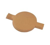 Kelisdi Lot de 100 feuilles de moules à gâteau antiadhésifs - Feuille de base résistante à la chaleur - Papier sulfurisé avec languettes de levage - Outil de cuisine anti-adhésif